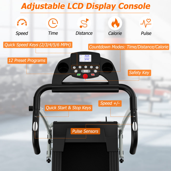 Tapis De Course Pliable Electrique 800w