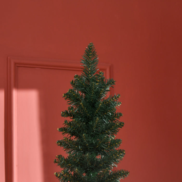 Homcom 7ft Arbre De Noel Artificiel Vacances Crayon Arbre Interieur