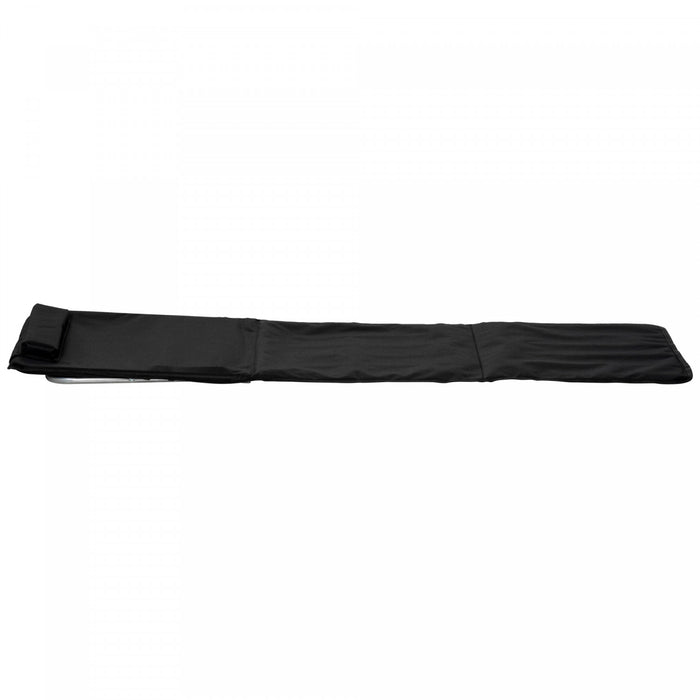 Outsunny 2 Pcs Chaise Longue Pliante Chaise Longue Avec Oreiller, Noir