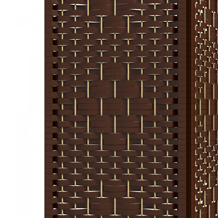 Homcom Separateur De Piece Pliable A 4 Panneaux De 5,6 Pi