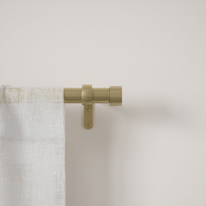  Tringle à rideaux extensible Cappa de Umbra dorée de 1 po - 120 po à 180 po