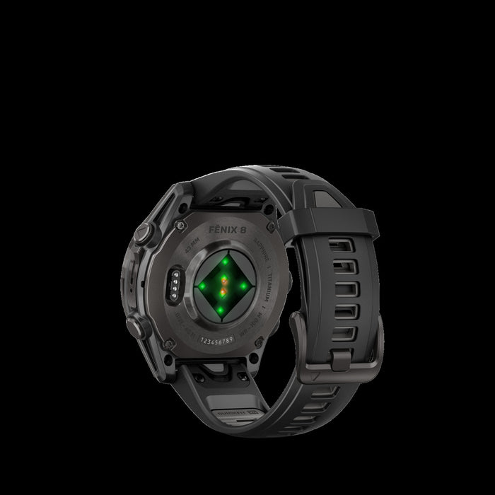  Carbon Gray Dlc Titanium With Black/pebble Gray Silicone Band