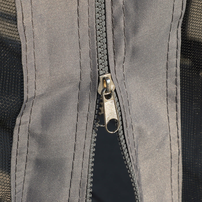 Outsunny 10' X 10' Tonnelle Gazebo Exterieur A Toit Rigide Panneaux De Polycarbonate Avec Cadre En Aluminium, Moustiquaires Et Rideaux Noir