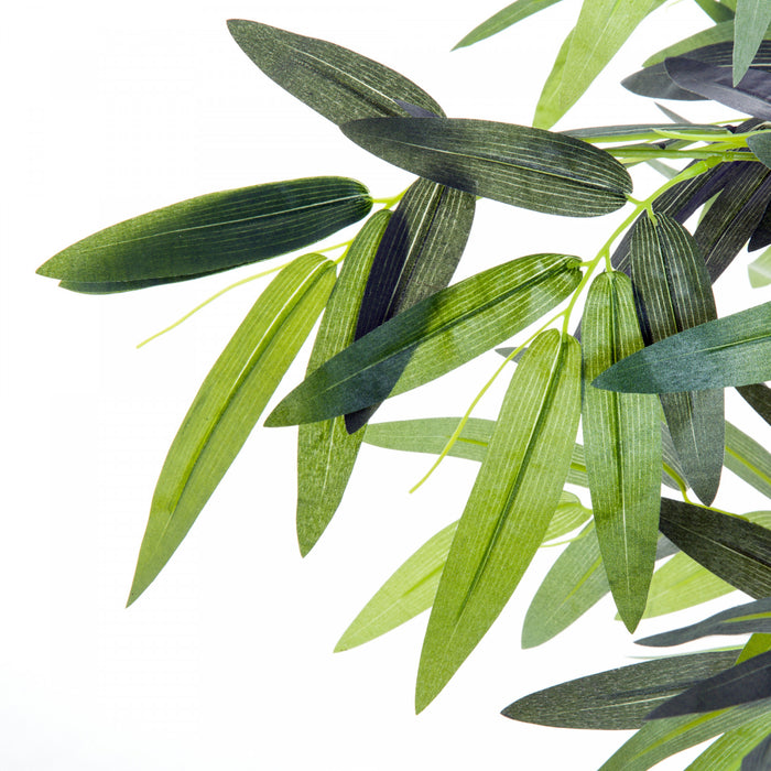 Outsunny Bambou artificiel 1,80 m, fausse plante en pot interieur