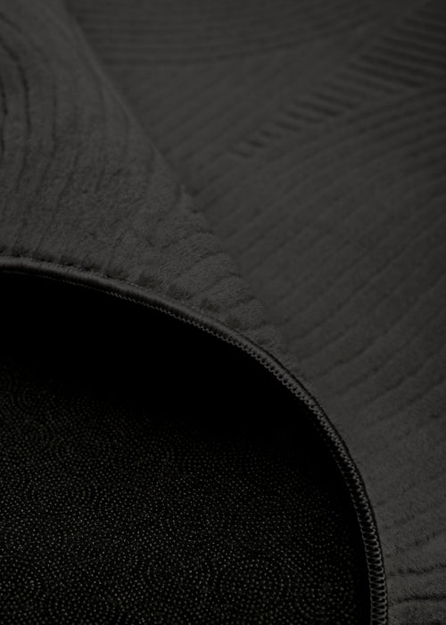 Tapis Lavable/Contemporain Elion 6'7\" x 9'0\" en Charbon