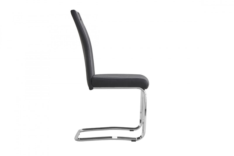 Chaise De Salle A Manger Paladin En Tissu Gris (ensemble De 2)