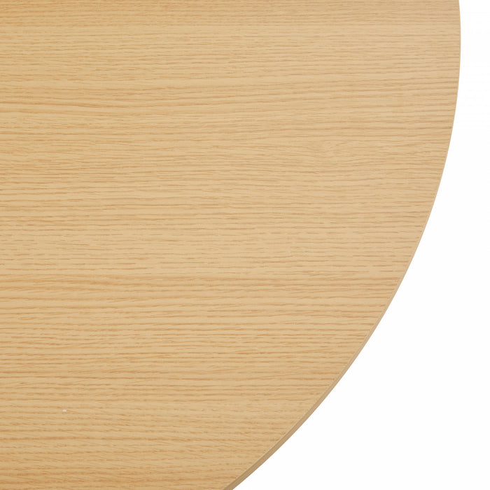 Ensemble de 2 tables Layla style scandinave moderne : table basse et table d’appoint en chene clair