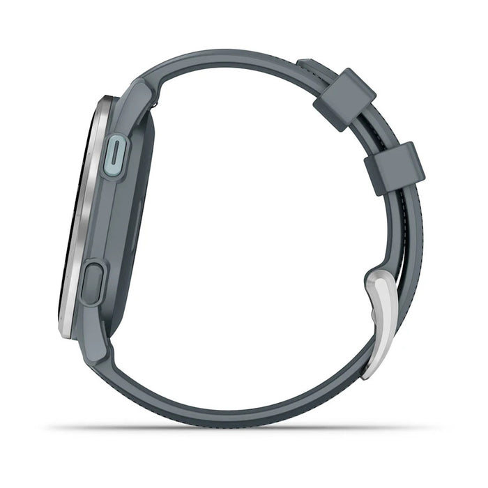  Silver Aluminum Bezel With Twilight Silicone Band