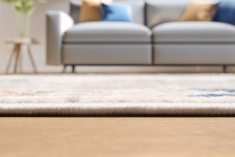 Tapis Contemporain/Moderne Juniper 5'0\" x 8'0\" en Gris