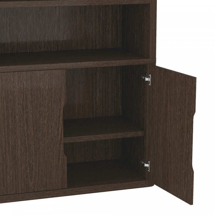 Ensemble de 3 bibliotheques-armoires Rivington Modern 40\" en noyer