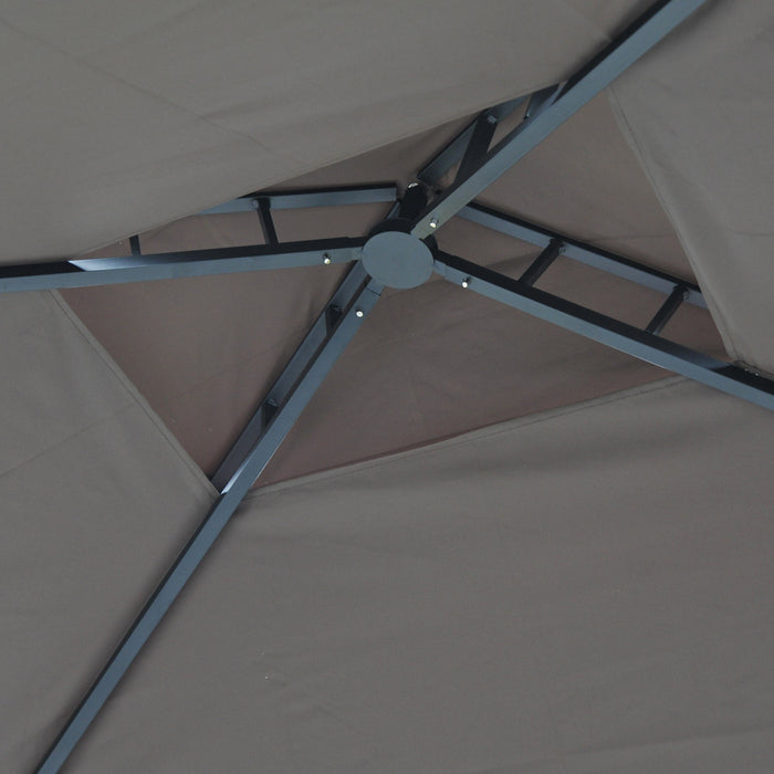 Outsunny 8' X5' Gazebo Tente Pavillon Bbq Grill Jardin Parasol