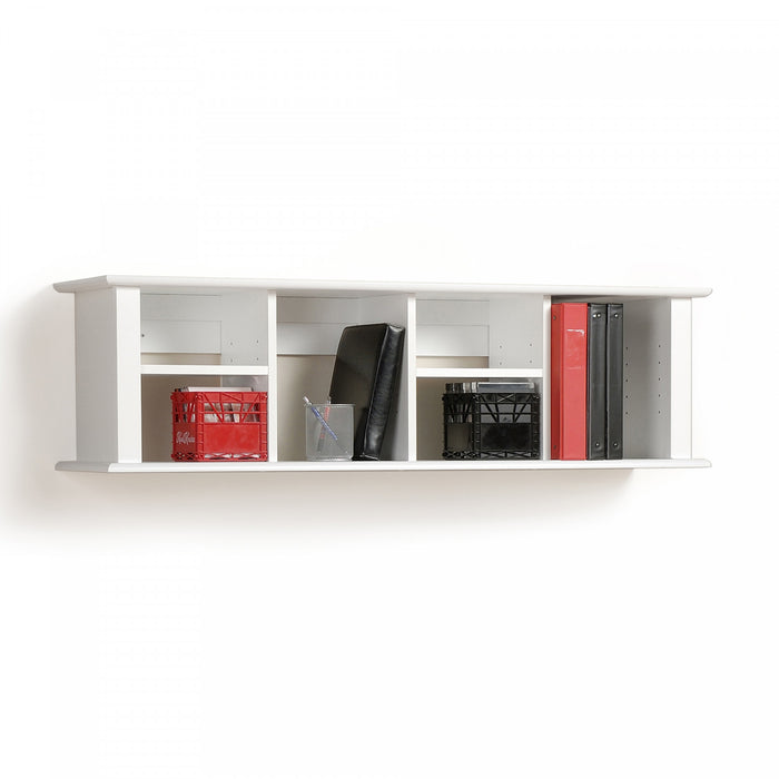 Crédence de bureau murale - blanche