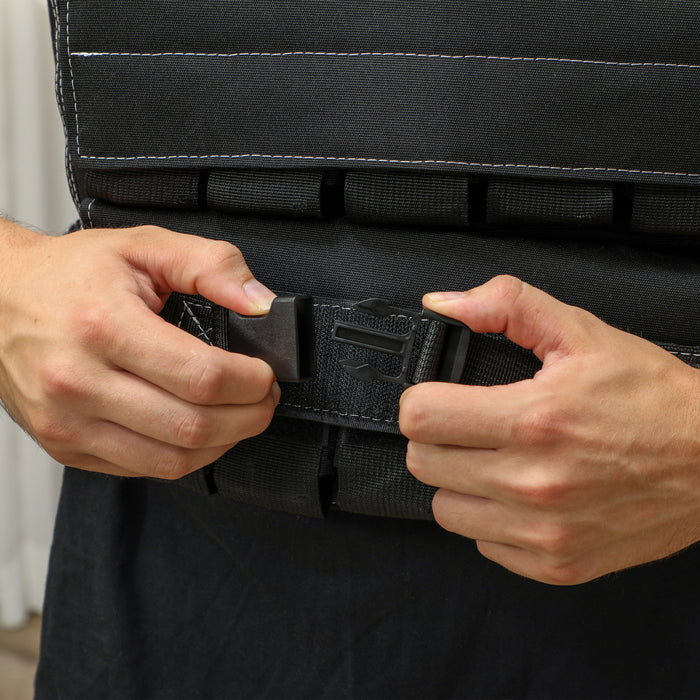 Soozier Gilet Leste Reglable 33 lb Avec 15 Poids En Metal