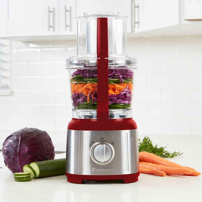 Robot culinaire Kenmore de 11 tasses, rouge - KKFP11CR