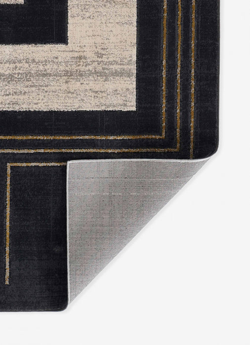 Tapis Contemporain Erisa 5'1\" x 7'7\" en Gris