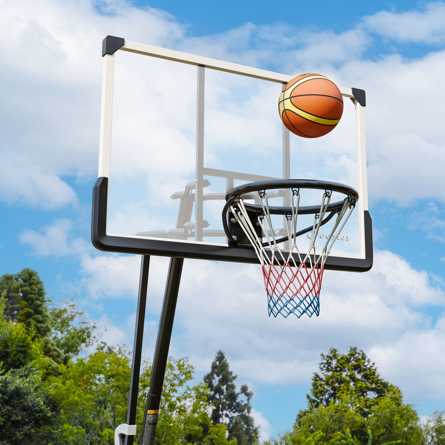 Ensemble de basket-ball - FYDUN - Mini support ajustable - Pour enfants - Intérieur/extérieur Ensemble de basket-ball - FYDUN - Mini support ajustable - Pour enfants - Intérieur/extérieur