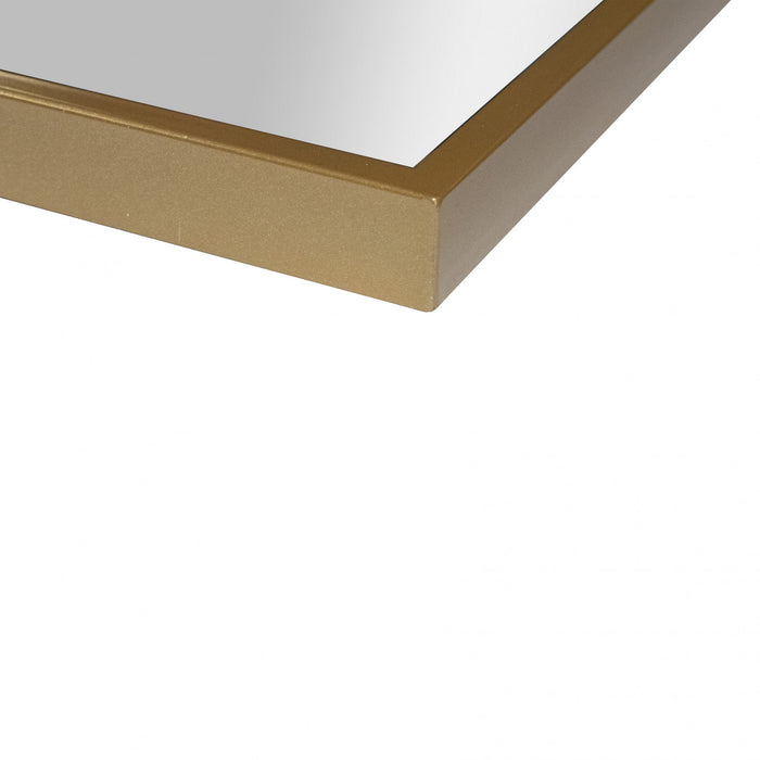 Miroir Border de 32 po doré