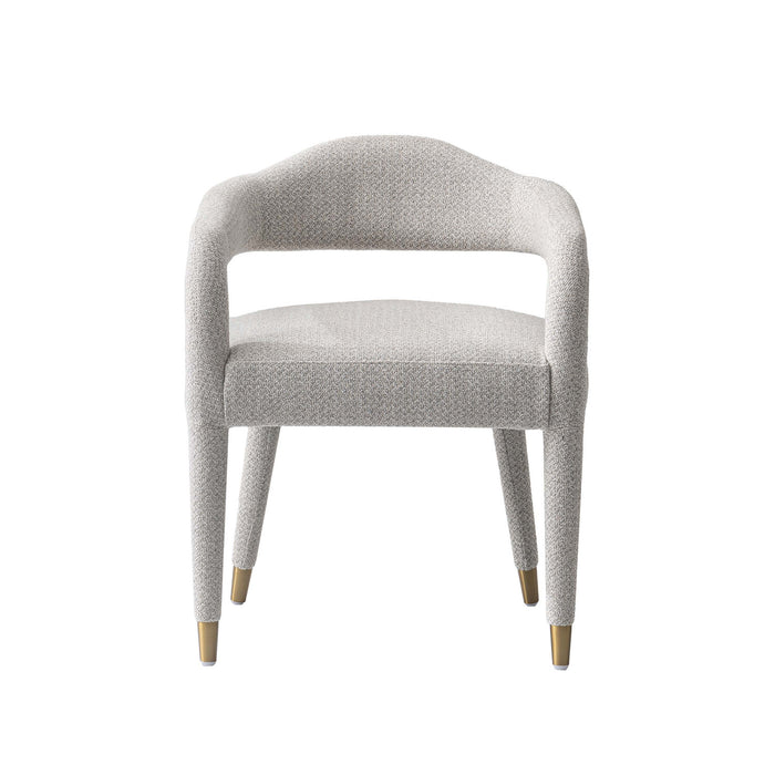 Ensemble de salle a manger Aspen et Hathaway Modern Industry Chic 7 pieces en finition Poussiere d’or et Naturel