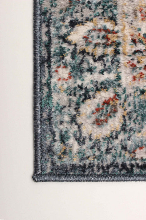 Carpette Legacy bleu sarcelle - 2 pi 8 po x 8 pi 2 po