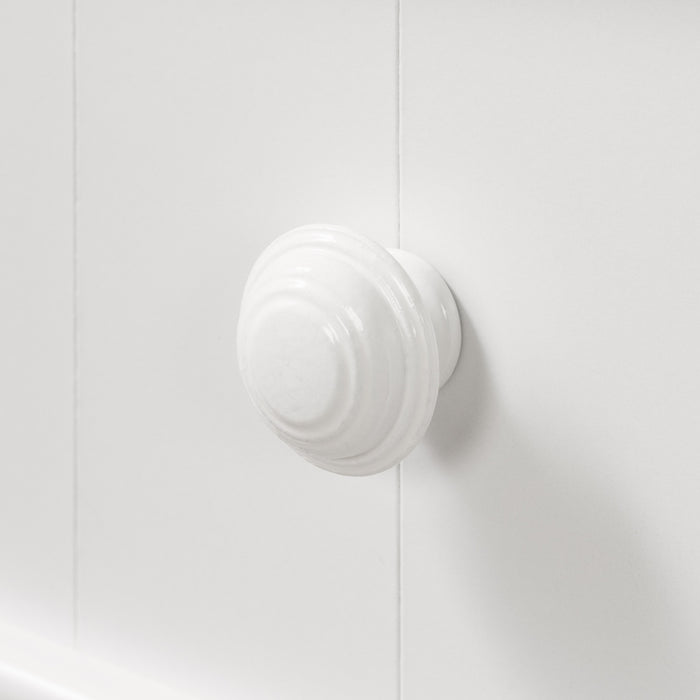 Savannah Commode 4 Tiroirs - Blanc Solide