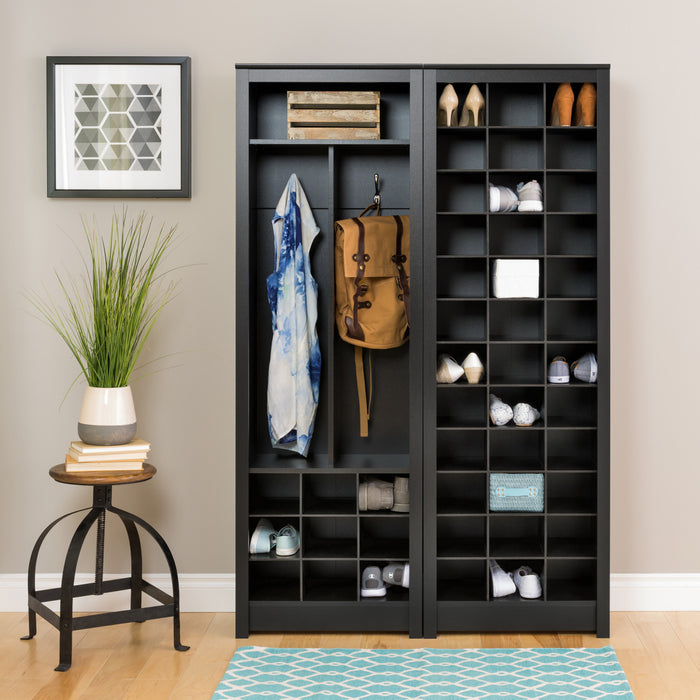 Support de rangement pour 36 paires de chaussures - noir