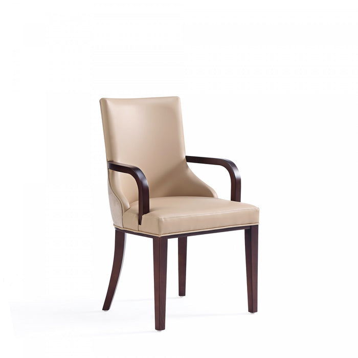 Ensemble moderne de 8 chaises de salle a manger Shubert en beige