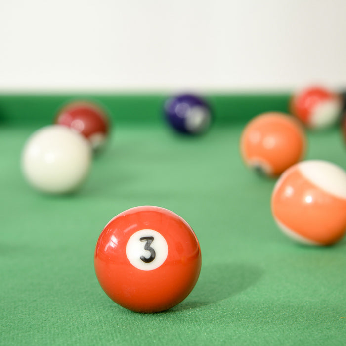Soozier Mini table de billard pliante de 38po avec queues