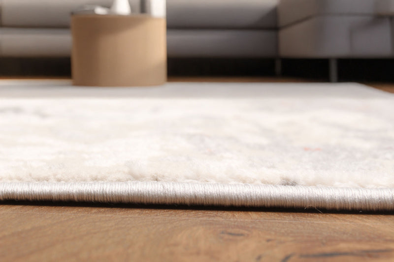 Tapis Contemporain/Moderne Arlo 5'0\" x 8'0\" en Ivoire