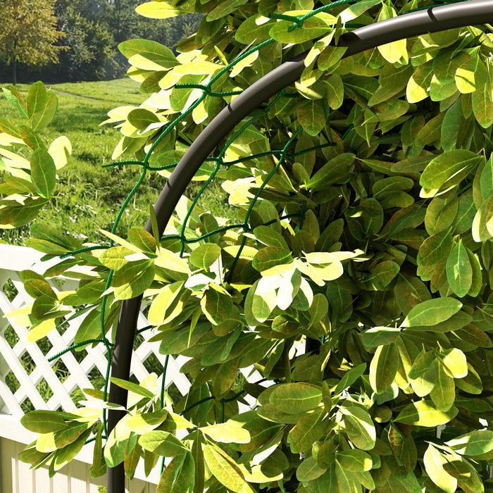 Outsunny Treillis D'arche De Jardin De 8 Pi De Haut Pour Plantes Grimpantes