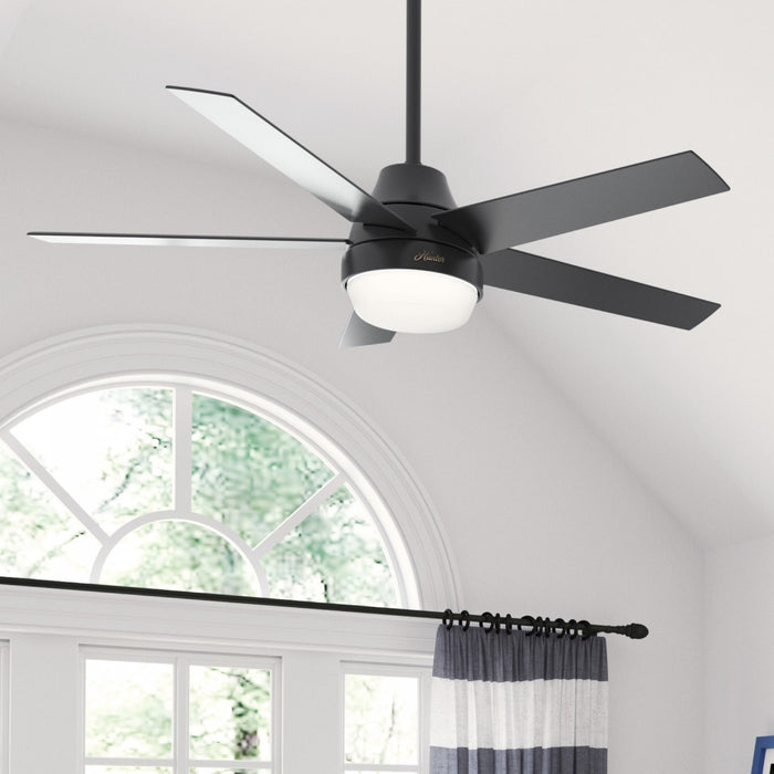 Ventilateur de plafond Aerodyne avec luminaire - Noir