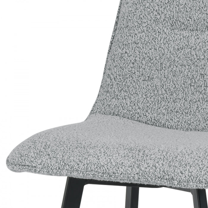 Tabouret de bar Corbin rembourre gris moyen (ens. de 2)