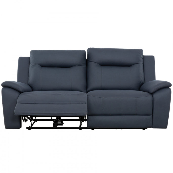 Sofa inclinable electrique Sutton de 81 po rembourre - Bleu