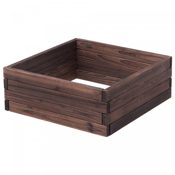 Kit De Planteur De Graines De Legumes De Fleurs De Lit De Jardin Costway Square Souleve Boite Elevee
