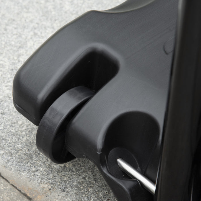 Soozier Panier De Basket De 7 A 8,5pi Avec Panneau Arriere De 27,5po, Noir