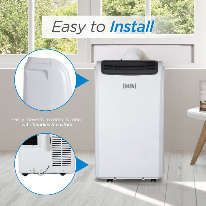 Climatiseur portatif intelligent Black+Decker de 12 000 BTU - BPACT12WT