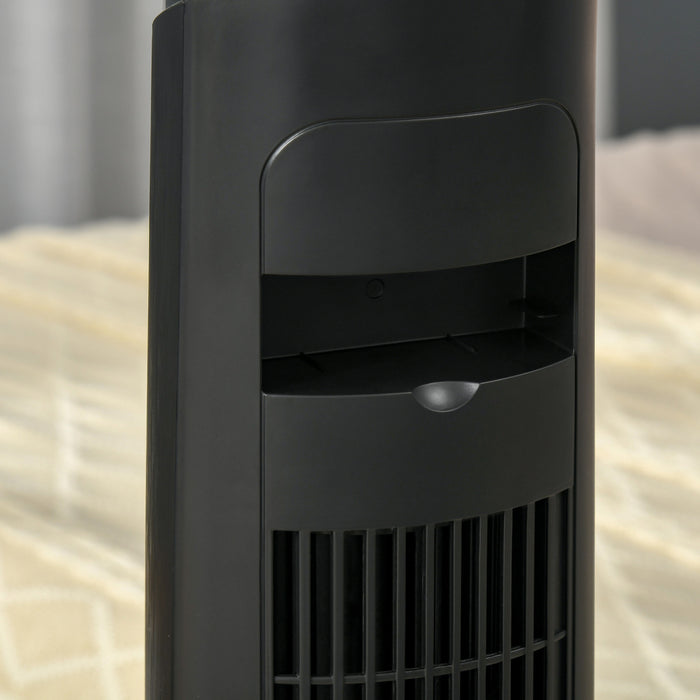 Homcom Ventilateur Tour De 42\" Avec 4 Modes De Vent Et 3 Vitesses