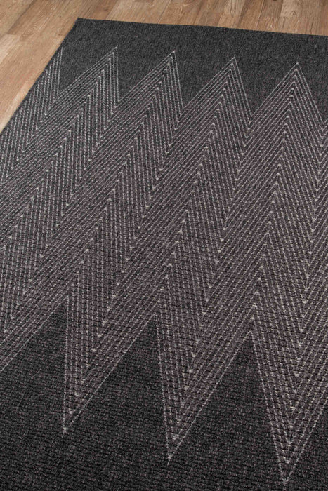 Tapis Contemporain Raven 2'0\" x 10'0\" en Gris