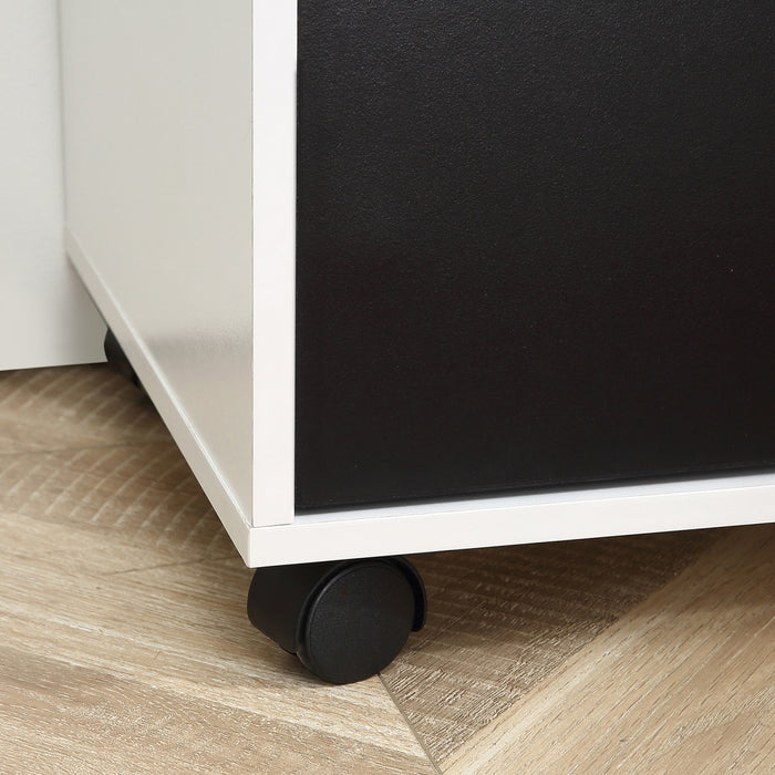 Homcom Classeur Verrouillable Avec Rail De Suspension