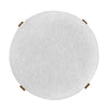 Vera Rubber Wood Bar Stool Set of 2 Indoor Seating with Round Ivory Cushion,Dark Walnut | Vera – Lot de 2 tabourets de bar en bois d’hevea pour interieur avec coussin rond ivoire, finition noyer fonce
