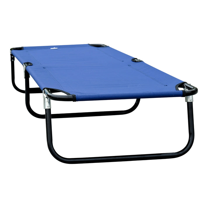 Lit De Camping Pliant Outsunny Pour Adultes Lit De Couchage Exterieur Portable