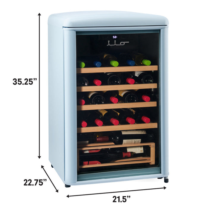 Refroidisseur à vin amovible iio pour 30 bouteilles - IFF2-WS30-LB-V