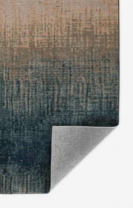 Tapis Contemporain Sable 5'1\" x 7'7\" en Bleu