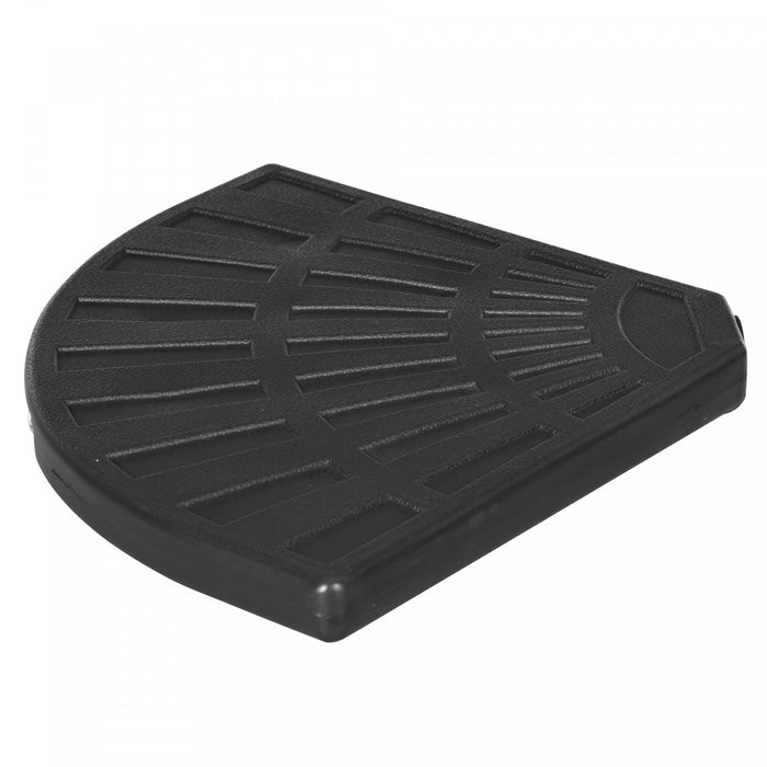 Outsunny 2 pcs Poids de parasol, poids de base de parasol avec poignee noir