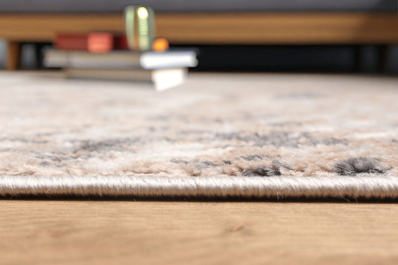 Tapis Contemporain/Moderne Bronte 8'0\" x 10'0\" en Taupe