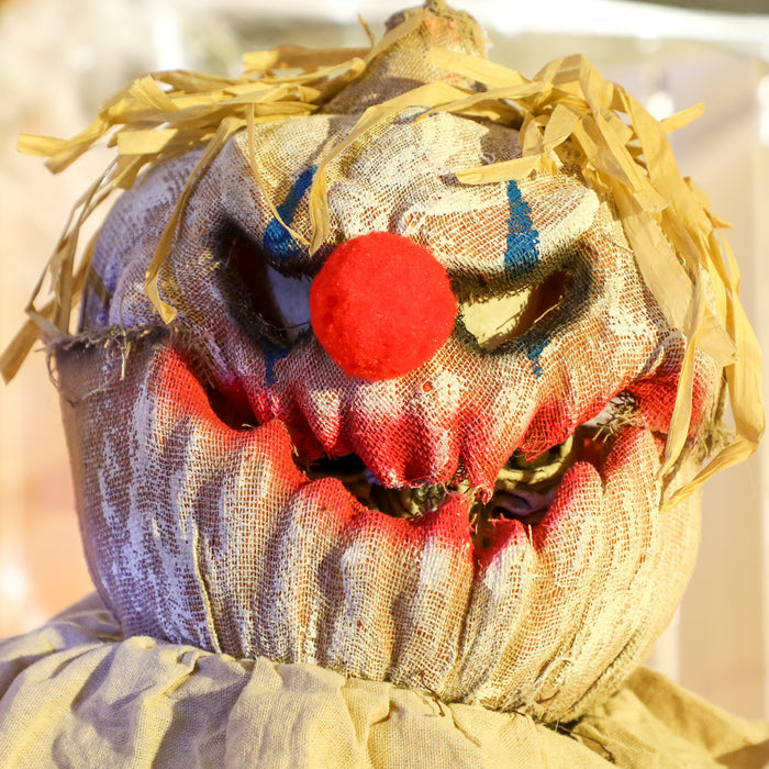 Outsunny Clown Citrouille Anime Grandeur Nature 68 Po, Accessoire De Fete
