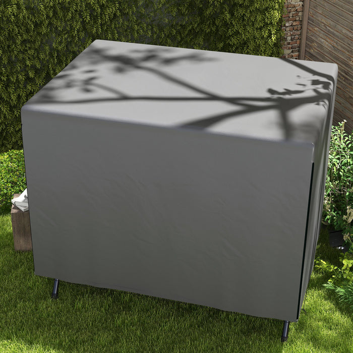 Outsunny Grande Housse Pour Balancelle De Patio, Gris Fonce