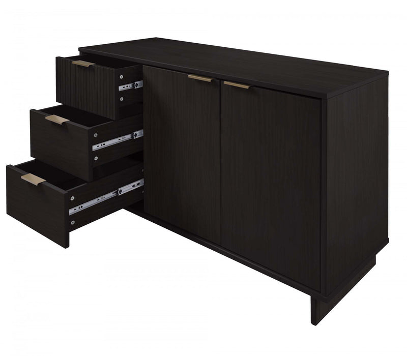 Buffet moderne Granville 55\" en noir