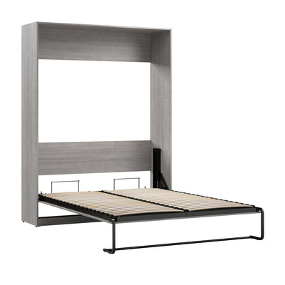 Bestar Claremont Queen Murphy Bed - Platinum Grey|Grand lit escamotable Claremont de Bestar - gris platine