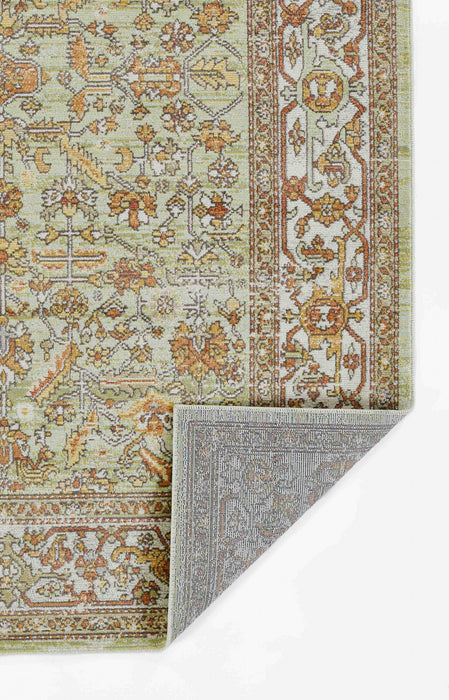Tapis Traditionnel Hailey 5'3\" x 7'3\" en Vert