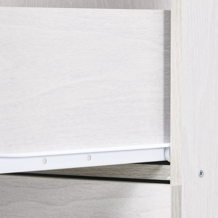 HOMCOM Classeur verrouillable a 4 tiroirs pour format A4 et lettre